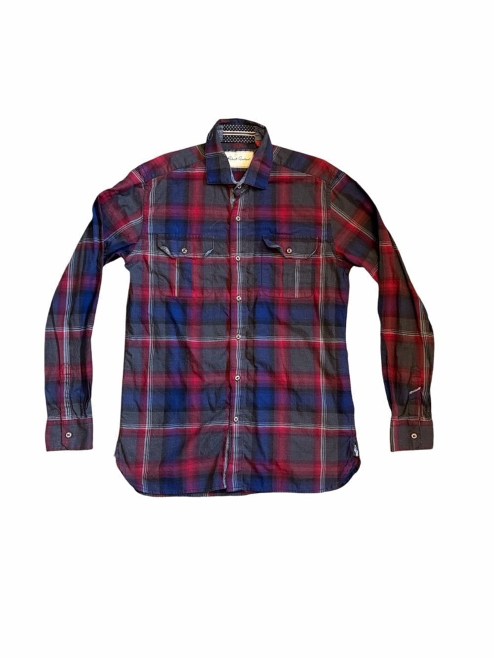 Robert Graham Red & Blue Plaid Button-Down Shirt